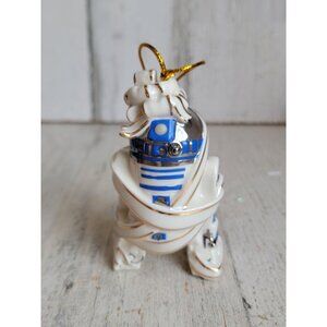 Lenox R2D2 Star Wars robot ornament Xmas white unique‎